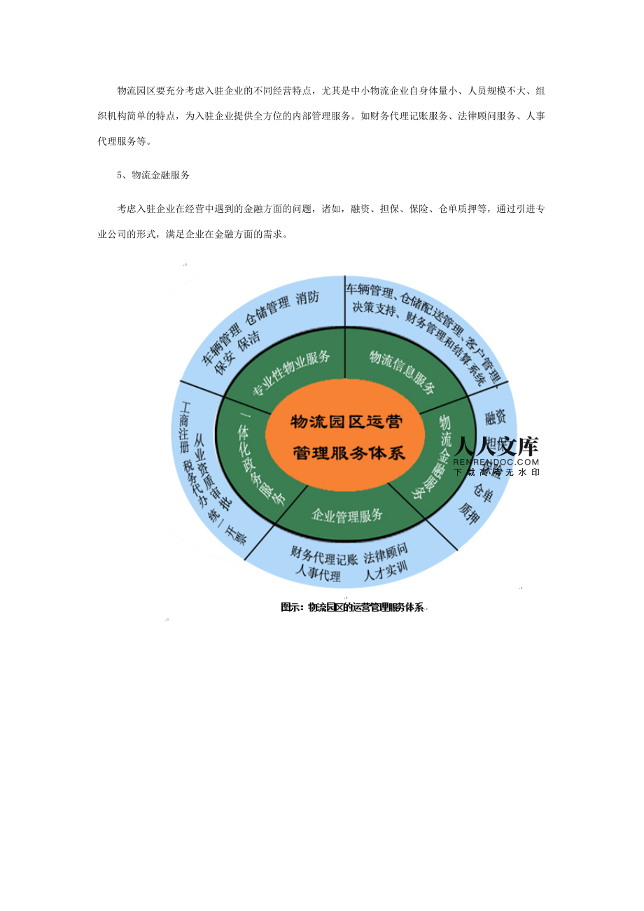 物流园区运营管理服务体系构建及园区管理服务实践